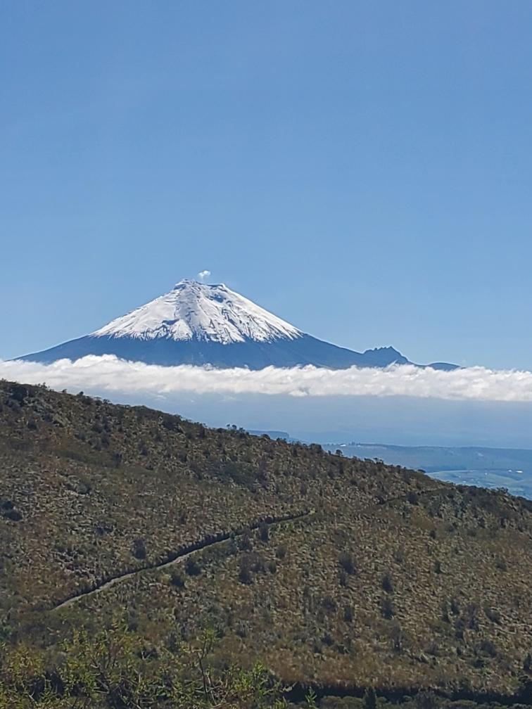 Cotopaxi Volcano summit in Ecuador