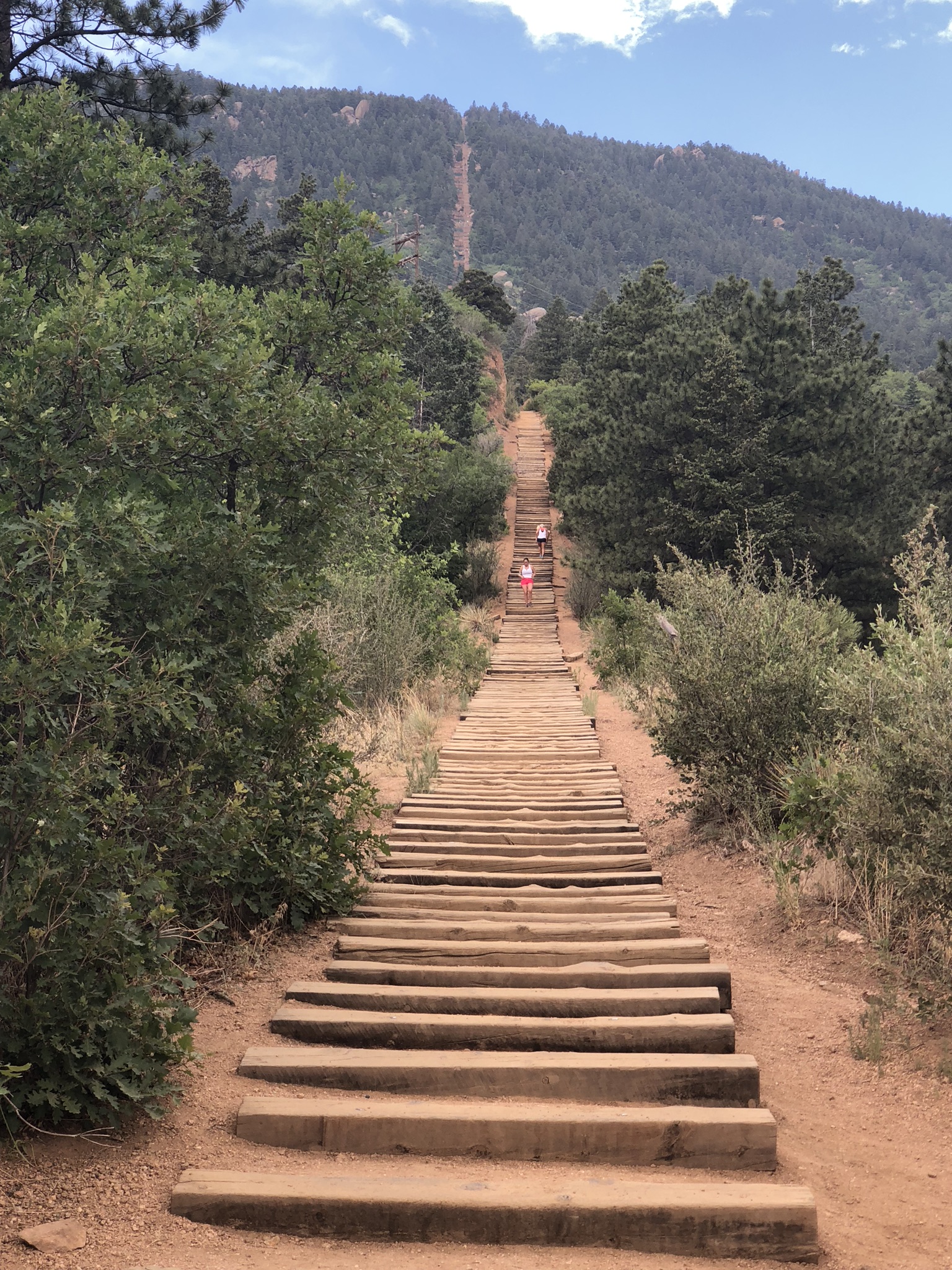 Manitou Incline — the stairway to Pikes Peak